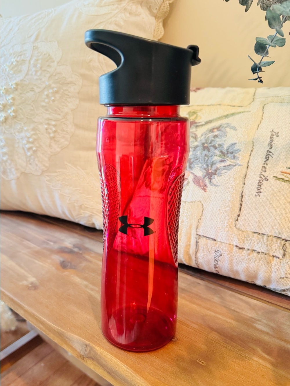 Under Armour Dark Red Thermos 24 oz. Water Bottle